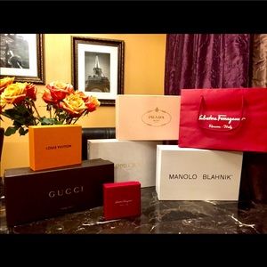 Designer boxes and bag package